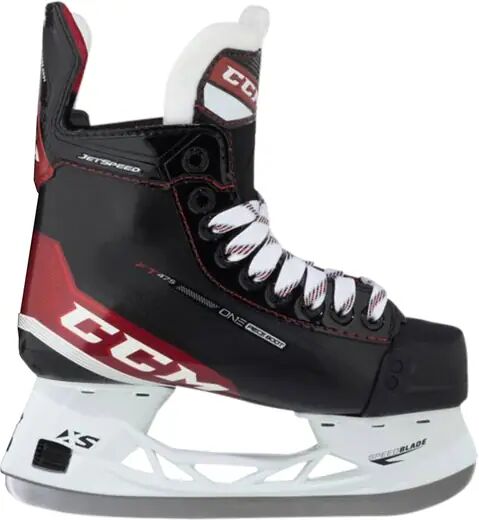 CCM Jetspeed FT475 Junior Ice Hockey Skates (Black - 5D)  - Black;Red