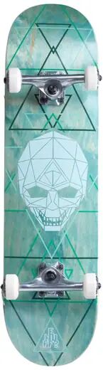 Enuff Geo Skull Complete Skateboard (Green)  - Green - Size: 8"