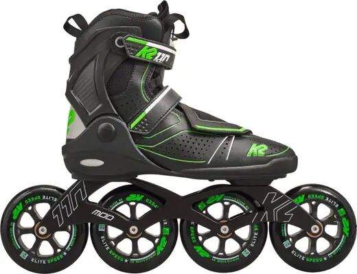 K2 MOD 110 Speed Lace Inline Skates (Black)  - Black;Green - Size: 8 EU