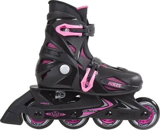 Roces Orlando III Girls Inline Skates (Black/Pink)  - Black;Pink - Size: 12C-2 EU