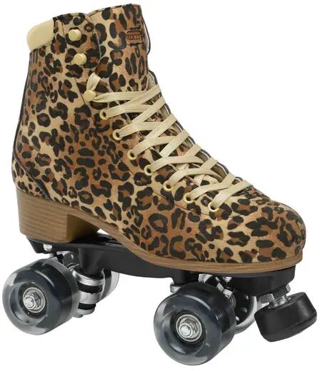 Roces Piper Leopard Roller Skates (Brown)  - Brown;Black - Size: 4 EU