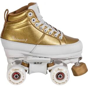 Chaya Kismet Barbiepatin Gold Roller Skates (Gold)  - Gold;White - Size: 6 EU