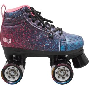 Chaya Vintage Airbrush Roller Skates (Black)  - Black;Pink;Teal - Size: 5 EU