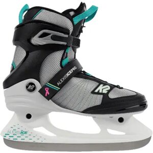 K2 Alexis Pro Ice Skates (Grey)  - Grey;Black;Blue - Size: 2.5 EU