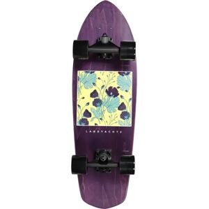 Landyachtz Pocket Knife Surfskate (Botanical)  - Purple;Yellow;Green