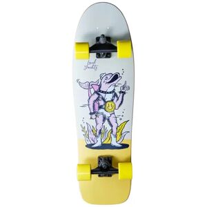 Landyachtz Surfskate (Surf Life Flippy)  - White;Yellow;Pink