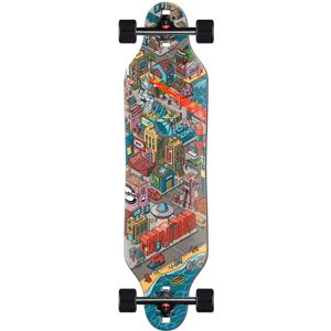 Madrid Weezer Drop-Thru Complete Longboard (Madrid City)  - Blue;Red;Yellow