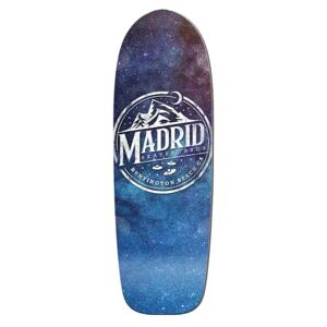 Madrid New Skateboard Cruiser Deck (Galaxy)  - Blue;Purple - Size: 9.5