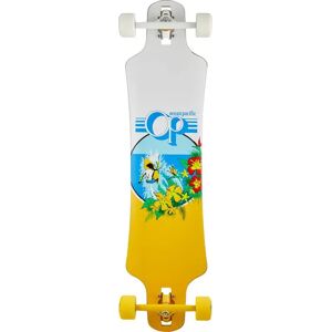 Ocean Pacific Drop Through Complete Longboard (White)  - White;Orange