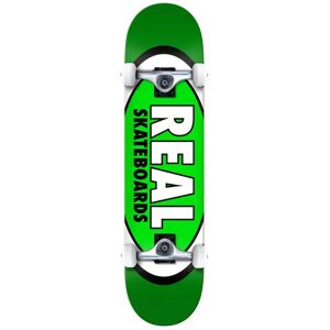 Real Classic Oval Complete Skateboard (Green)  - Green - Size: 8