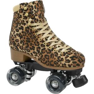 Roces Piper Leopard Roller Skates (Brown)  - Brown;Black - Size: 4 EU