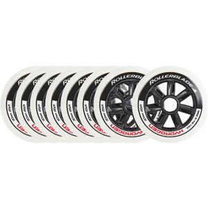 Rollerblade Hydrogen Inline Skate Wheels (110mm - 8-pack)  - White;Black