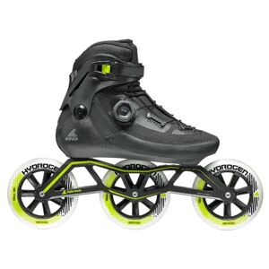 Rollerblade Revv BOA 125 Inline Speed skates (Black)  - Black - Size: 7-7.5 EU