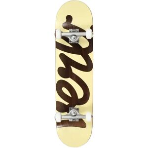 Verb Script Complete Skateboard (Cream)  - White;Brown - Size: 8