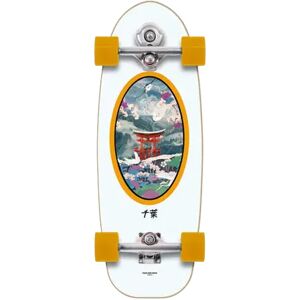 Your own wave YOW Chiba Classic Series Surfskate (White)  - White;Yellow;Blue