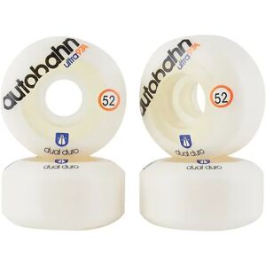 Autobahn Dual Duro Ultra Classic 97A Skateboard Wheels 4-Pack (52mm - White) - White Autobahn Dual Duro Ultra Classic 97A Skateboard Wheels 4-Pack (52mm - White) - White
