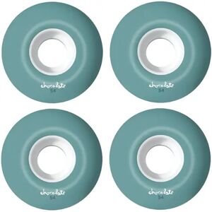 Chocolate OG Chunk Staple 99A Skateboard Wheels 4-Pack (54mm - White/Blue) - White;Blue Chocolate OG Chunk Staple 99A Skateboard Wheels 4-Pack (54mm - White/Blue) - White;Blue