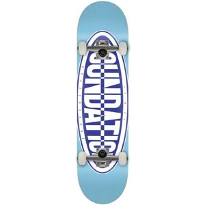 Foundation Oval Complete Skateboard (Blue) - Blue;White - Size: 8" Foundation Oval Complete Skateboard (Blue) - Blue;White - Size: 8"