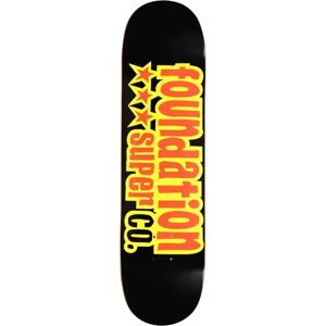 Foundation Team Skateboard Deck (3 Star Black) - Black;Yellow;Red - Size: 8.125" Foundation Team Skateboard Deck (3 Star Black) - Black;Yellow;Red - Size: 8.125"