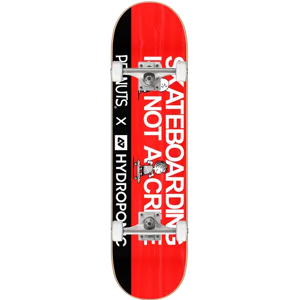 Hydroponic x Peanuts Complete Skateboard (Not A Crime) - Red - Size: 8" Hydroponic x Peanuts Complete Skateboard (Not A Crime) - Red - Size: 8"