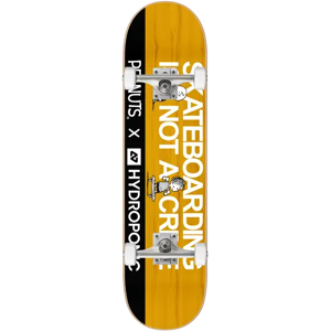Hydroponic x Peanuts Complete Skateboard (Not A Crime) - Yellow - Size: 7.25" Hydroponic x Peanuts Complete Skateboard (Not A Crime) - Yellow - Size: 7.25"