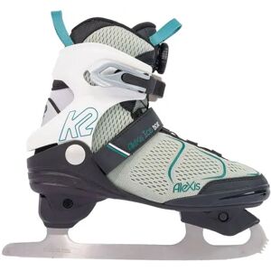 K2 Alexis Boa Figure Women Ice Skates (Grey/Black/Teal) - Grey;Black;Teal - Size: 1.5 EU K2 Alexis Boa Figure Women Ice Skates (Grey/Black/Teal) - Grey;Black;Teal - Size: 1.5 EU