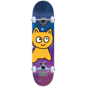 Meow Skateboards Meow Big Cat Complete Skateboard (Galaxy) - Purple;Blue;Yellow - Size: 7.5" Meow Skateboards Meow Big Cat Complete Skateboard (Galaxy) - Purple;Blue;Yellow - Size: 7.5"
