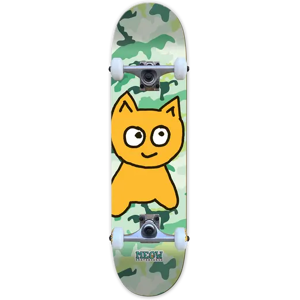 Meow Skateboards Meow Big Cat Complete Skateboard (Camo Green) - Green;Yellow - Size: 7.25" Meow Skateboards Meow Big Cat Complete Skateboard (Camo Green) - Green;Yellow - Size: 7.25"