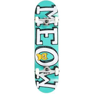 Meow Skateboards Meow Logo Complete Skateboard (Teal) - Teal;White;Yellow - Size: 8" Meow Skateboards Meow Logo Complete Skateboard (Teal) - Teal;White;Yellow - Size: 8"