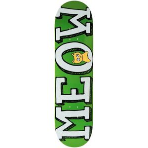 Meow Skateboards Meow Logo Skateboard Deck (Green) - Green - Size: 8.25" Meow Skateboards Meow Logo Skateboard Deck (Green) - Green - Size: 8.25"