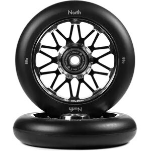 North Scooters North Club G4 Stunt Scooter Wheels 2-Pack (Silver) - Silver - Size: 110mm North Scooters North Club G4 Stunt Scooter Wheels 2-Pack (Silver) - Silver - Size: 110mm