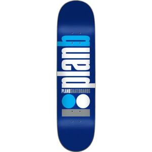 Plan B Classic Skateboard Deck (Blue) - Blue;White;Grey - Size: 8.375" Plan B Classic Skateboard Deck (Blue) - Blue;White;Grey - Size: 8.375"