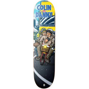 Plan B Dumb Dumber Skateboard Deck (Yellow) - Yellow;Black;Blue - Size: 8.25" Plan B Dumb Dumber Skateboard Deck (Yellow) - Yellow;Black;Blue - Size: 8.25"