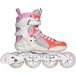 Powerslide Phuzion Argon Peach 90 Inline Skates (White) - White;Pink;Orange - Size: 7 EU Powerslide Phuzion Argon Peach 90 Inline Skates (White) - White;Pink;Orange - Size: 7 EU