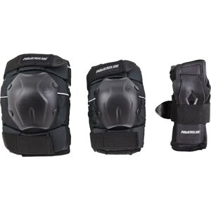 Powerslide Standard Men Skate Pads 3-pack (Black) - Black;White - Size: Large Powerslide Standard Men Skate Pads 3-pack (Black) - Black;White - Size: Large