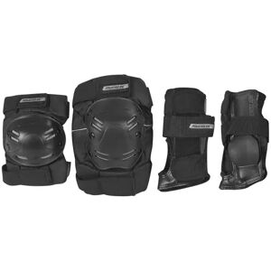 Powerslide Standard Skate Pads 3-pack (Black) - Black - Size: Extra Large Powerslide Standard Skate Pads 3-pack (Black) - Black - Size: Extra Large