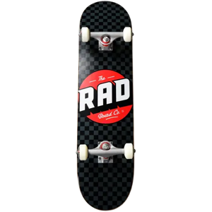 RAD Checkers Skateboard - Double Kicktail, Street Wheels - Skateboard RAD Checkers Skateboard - Double Kicktail, Street Wheels - Skateboard
