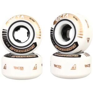Ricta Speed Rings Slim 99a 52mm Skateboard Wheels - White Ricta Speed Rings Slim 99a 52mm Skateboard Wheels - White
