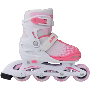 Roces Jokey X Girls Inline Skates (White/Pink) - White;Pink - Size: 34-37 EU Roces Jokey X Girls Inline Skates (White/Pink) - White;Pink - Size: 34-37 EU