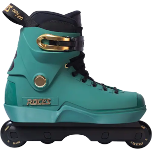Roces M12 LO Plus Aggressive Inline Skates (Cypress) - Teal;Black;Gold - Size: 9.5 EU Roces M12 LO Plus Aggressive Inline Skates (Cypress) - Teal;Black;Gold - Size: 9.5 EU