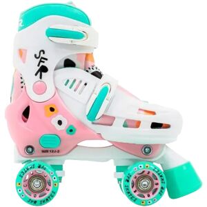 SFR Storm V Adjustable Girls Roller skates (Flower) - White;Pink;Teal - Size: 8C-11C EU SFR Storm V Adjustable Girls Roller skates (Flower) - White;Pink;Teal - Size: 8C-11C EU