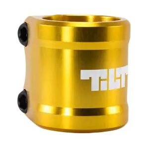 Tilt ARC Double Stunt Scooter Clamp (Gold) - Gold Tilt ARC Double Stunt Scooter Clamp (Gold) - Gold