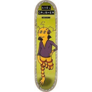 Toy Machine Alex Crusher Pro Skateboard Deck (Insecurity) - Green;White;Purple - Size: 8.5" Toy Machine Alex Crusher Pro Skateboard Deck (Insecurity) - Green;White;Purple - Size: 8.5"