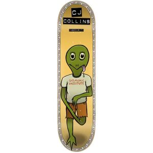 Toy Machine CJ Collins Pro Skateboard Deck (Insecurity) - Yellow;Green;White - Size: 7.75" Toy Machine CJ Collins Pro Skateboard Deck (Insecurity) - Yellow;Green;White - Size: 7.75"