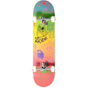 Toy Machine Sect Characaters Ii Complete Skateboard (Red) - Red;Green;Blue - Size: 8" Toy Machine Sect Characaters Ii Complete Skateboard (Red) - Red;Green;Blue - Size: 8"