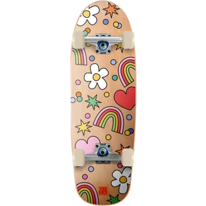 Tricks Fun Soft Top Kids Skateboard (Brown) - Brown - Size: 8.25" Tricks Fun Soft Top Kids Skateboard (Brown) - Brown - Size: 8.25"