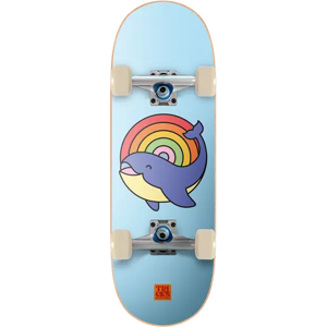 Tricks Whale Soft Top Kids Skateboard (Blue) - Blue;Pink - Size: 8.25" Tricks Whale Soft Top Kids Skateboard (Blue) - Blue;Pink - Size: 8.25"