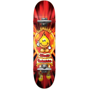 World Industries Flameboy V2 Complete Skateboard (Red) - Red;Yellow - Size: 7.0" World Industries Flameboy V2 Complete Skateboard (Red) - Red;Yellow - Size: 7.0"