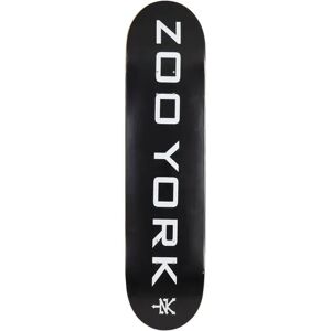 Zoo York Classic Logo Block Skateboard Deck (Black) - Black;White - Size: 7.75" Zoo York Classic Logo Block Skateboard Deck (Black) - Black;White - Size: 7.75"