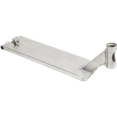 Apex 6" Stunt Scooter Deck (Raw) - Silver - Size: 21" Apex 6" Stunt Scooter Deck (Raw) - Silver - Size: 21"